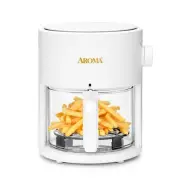 AROMA® Glass Air Fryer and Countertop Convection Oven with Powerful 360Crispy...