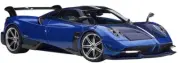 Pagani Huayra BC Blu Francia/Candy Blue Metallic Carbon Accents 1/18 Autoart