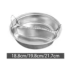 Stainless Steel Steamer Basket with Handle Rice Steamer Lightweight Steamer Pan