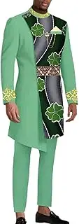 [DaoGeSir] African Men‘s Clothing Fashion Suit Two Pieces Set Dashiki Shirt Pant Formal Suit Traditional Outfits Tracksuit