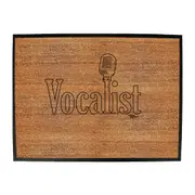 Vocalist Music Singer - Funny Novelty Doormat Man Cave Floor mat