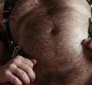 [M384] Handsome Male Cute Model Showing Off Body And Soft Muscles Hair Bear