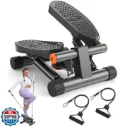 Niceday Steppers for Exercise, Mini Stair Stepper with Resistance Bands at Ho