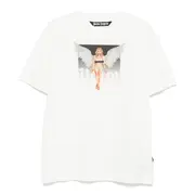 [Palm Angels] Crystal Pin Up Tee