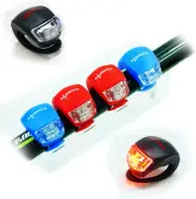 Bike Front and Back Rear Light Silicone Bike Tail Light Rear Bicycle Light Se...