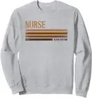 Black Edition Nurse - African Melanin Nursing Retro Vintage Sweatshirt