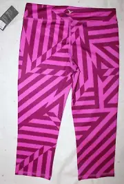 NWT Old Navy Go Dry Girl's Violet Performance Fitted Capri Leggings Sz XL 14
