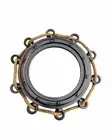 Maritime Style Mirror | Aluminium Porthole with Jute Rope Nautical Home Decor