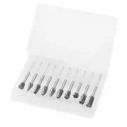 New 10Pc 8 6mm Cutter Rotary Burr Set CNC Engraving Bit Tool