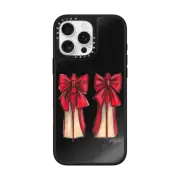 iPhone 16 Pro Max Mirror Case MagSafe Compatible Ruby Christmas Shoes (Fashion Illustration)