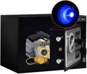 New Safe Box with Induction Light,Electronic Digital Security Safe Steel Co...
