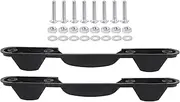 RDEXP 2 Pieces Luggage Bracket Side Feet 8.66" x 4.61" ZF-1 Replacement Plastic Stud