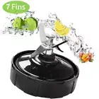 7 Fins Extractor Cross Blade For Nutri Ninja Blender 1000W Parts~