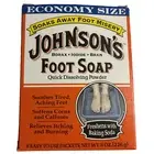 Johnson's Foot Soap Soothes Tired Aching Feet Softens Calluses 1 Box - 8 Packets