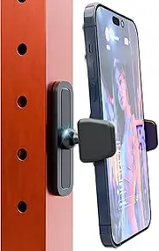 BLAUBECK Magnetic Phone Holder for Gym – Essential Gym Rats Stuff – Magnetic Tripod for iPhone and Magnet Phone Mount– Home Workout Accessories and Gear