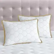 Pillow Protectors Set of 2, Ultra Soft Brushed Fabric Pillowcovers Standard S...
