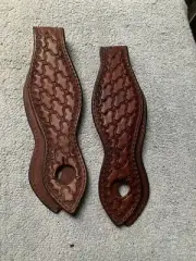 Miguel Aguilar Slobber Straps Leather Horse Headstall Bridle Reins