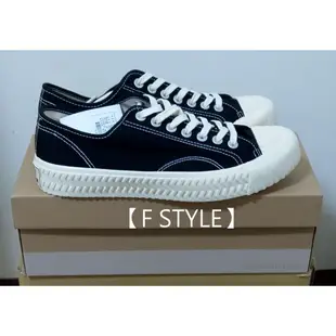 【F STYLE】韓國 Excelsior BOLT LOW 餅乾鞋 帆布鞋 黑白