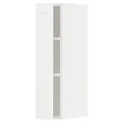 METOD wall cabinet with shelves, white Enköping/white wood effect, 20x37x80 cm