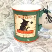 New unique vintage style coffee mug Witch's Cauldron Serum Halloween Gothic mug