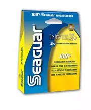 Seaguar Invizx 100% Fluorocarbon 200 Yard Fishing Line (12-Pound)