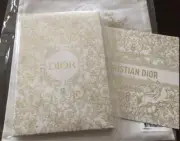 DIOR 2023 Christmas Coffret Notebook & Cotton Drawstring Bag Pouch 16937