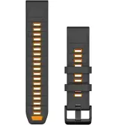 Garmin 010-13392-05 QuickFit 22 mm Graphite Silicone Replacement Watch Strap