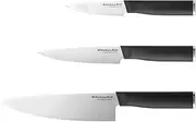 KitchenAid Classic Chef Knife Set, 3-Piece, Black