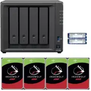 Synology DS423+ NAS 2GB RAM 1.6TB Cache 16TB (4x4TB) Seagate Ironwolf Drives