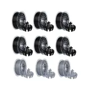 Creality 3D Printer Filament Bundle, PLA Filament 1.75mm, 6-Pack PLA Black, a...