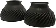 Helo Bell Boots, Heavy Duty Protection. Great for Turnout! Black Extra Large (XL)