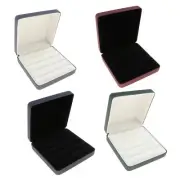 Rings Display Organizer 4 Row Ring Slots Multifunctional Jewelry Storage Box