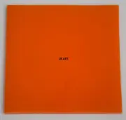 0025.30 - OPALESCENT TANGERINE ORANGE 3" x 3" BULLSEYE 3mm THICK GLASS 90 COE