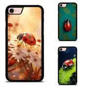forest red ladybug Ladybird Deluxe Case For iPhone SE4 16e 14 15 16 Plus Pro Max