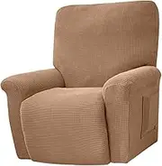 HEALEEP 1Pc Elastic Armchair Cover Non Slip Massage Sofa Slipcover for Home and Office Washable Chair Protector with Comfortable Touch Fits Chairs Stylish Design Color