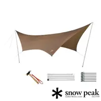 在飛比找momo購物網優惠-【Snow Peak】蝶形天幕帳組 L TP-862S(TP