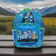 Kids Bluey Ice Cream Backpack and Lunchbox Set