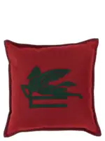 [Etro Home] Etro Home-Pegaso Cushions Bordeaux-Unisex OS