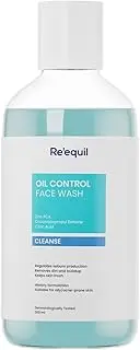 REEQUIL Oil Control Face Wash | Soap & Sulphate Free Face Wash with Zinc PCA | Controls Excessive Oil Production | For Oily Acne Prone Skin | 200 ml
