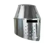 Medieval Templar Knight Armour Crusader Helmet Medieval Great Helmet