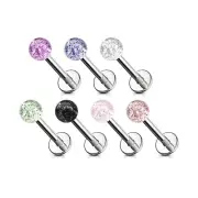Piercing Ear Labret Ball To Glitter