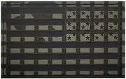 [YOYUMI] Military Patch Dark Infrared Reflective Ir American Flag Hook and Loop Patch Tactical Patch