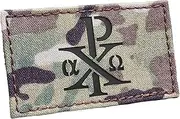 [Tactical Freaky] mult1cam Chi Rho Christogram Symbol Jesus Christ OCP Lasercut Patch