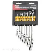 Toledo Flex Head Ratchet Wrench Set - Metric - 301404
