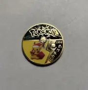 Christmas Present Pikachu Premium Collection collectible Metal Gold Coin M/NM