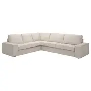 KIVIK corner sofa, 5-seat, Tresund light beige
