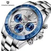 PAGANI DESIGN Men's Watch Chronograph Japan Quartz Stainless Steel Wrist Watches