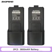 2pcs Baofeng Pofung BL-5 3800mAh 7.4V Extended Li-ion Battery For UV-5R Radio