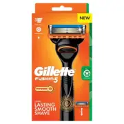Gillette Fusion5 Power Razor Handle + 1 Blade Refill |Free Shipping AU