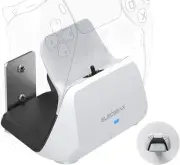 Elecgear Solo Charging Dock for PS5 Controller, Wall Mount and Desktop Dual P...
